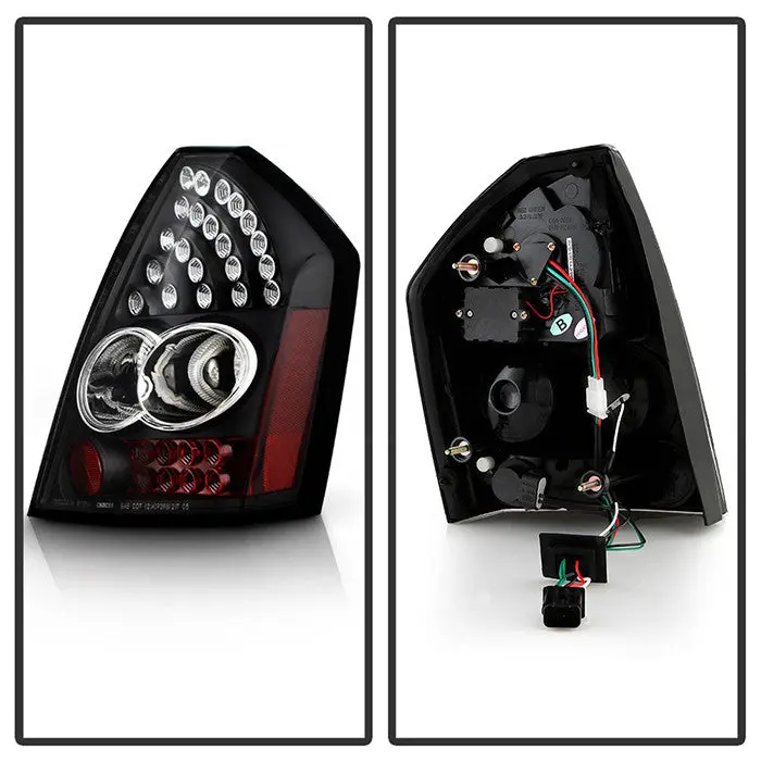 Spyder 05-07 Chrysler 300 Led Tail Lights Black 2