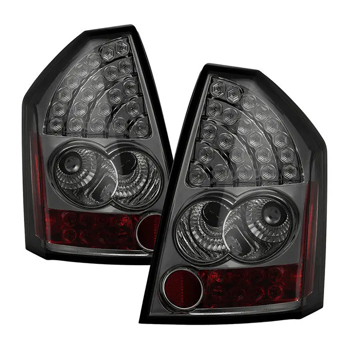 Spyder 05-07 Chrysler 300 Led Tail Lights Smoked 1