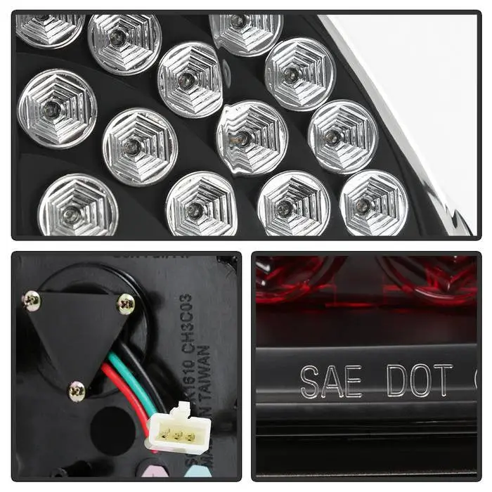 Spyder 05-07 Chrysler 300C Led Tail Lights Black 2