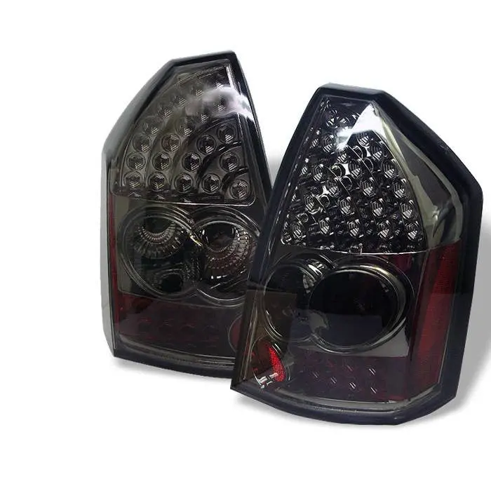 Spyder 05-07 Chrysler 300C Led Tail Lights Smoked 1