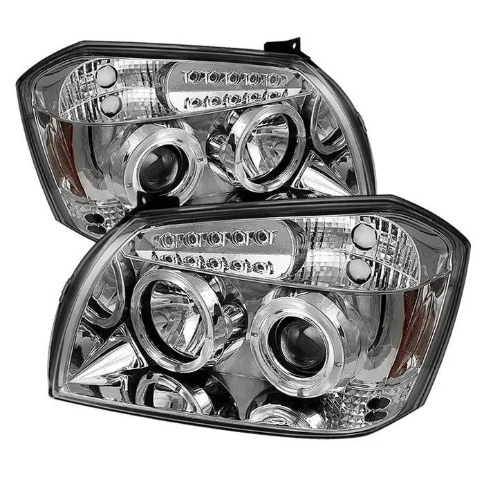 Spyder 05-07 Dodge Magnum Projector Headlights Chrome 1
