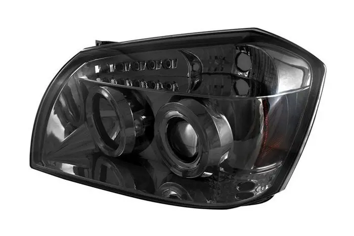 Spyder 05-07 Dodge Magnum Projector Headlights Smoked 1
