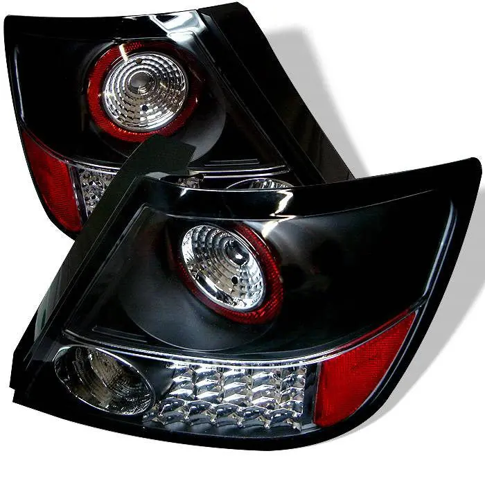 Spyder 05-10 Scion Tc Led Tail Lights Black 1