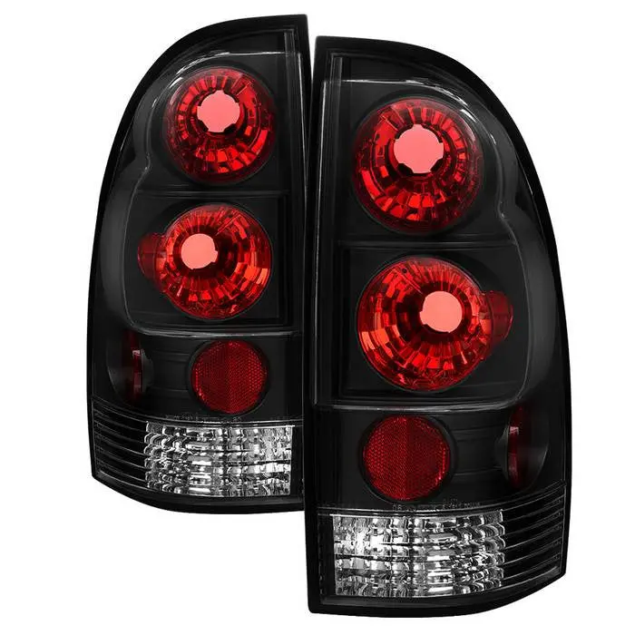 Spyder 05-15 Toyota Tacoma Tail Lights Euro Style Black 1