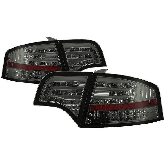 Spyder 06-08 Audi A4 4Dr Led Tail Lights Smoked 1