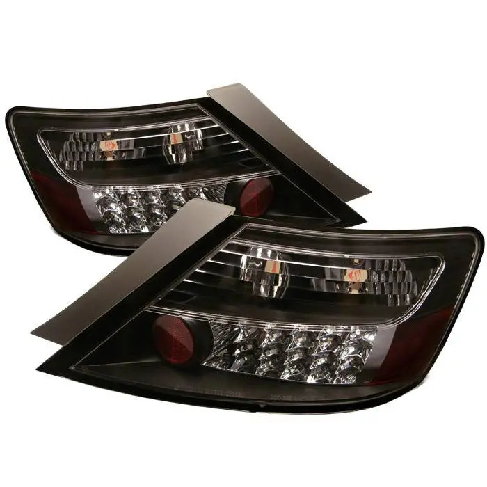 Spyder 06-08 Honda Civic 2Dr Led Tail Lights Black 1