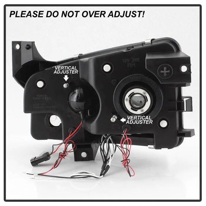 Spyder 06-10 Dodge Charger Projector Headlights Smoked 2