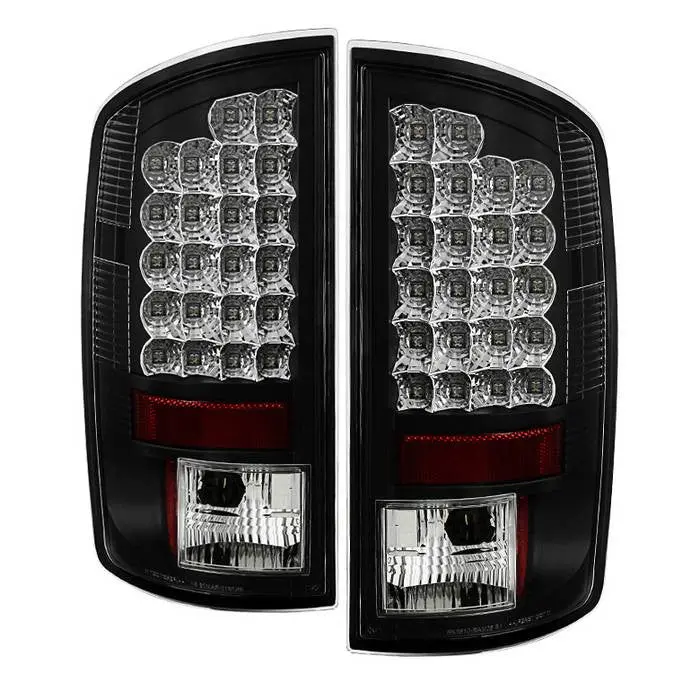 Spyder 07-08 Dodge Ram 1500 2500 3500 Led Tail Lights Black 1