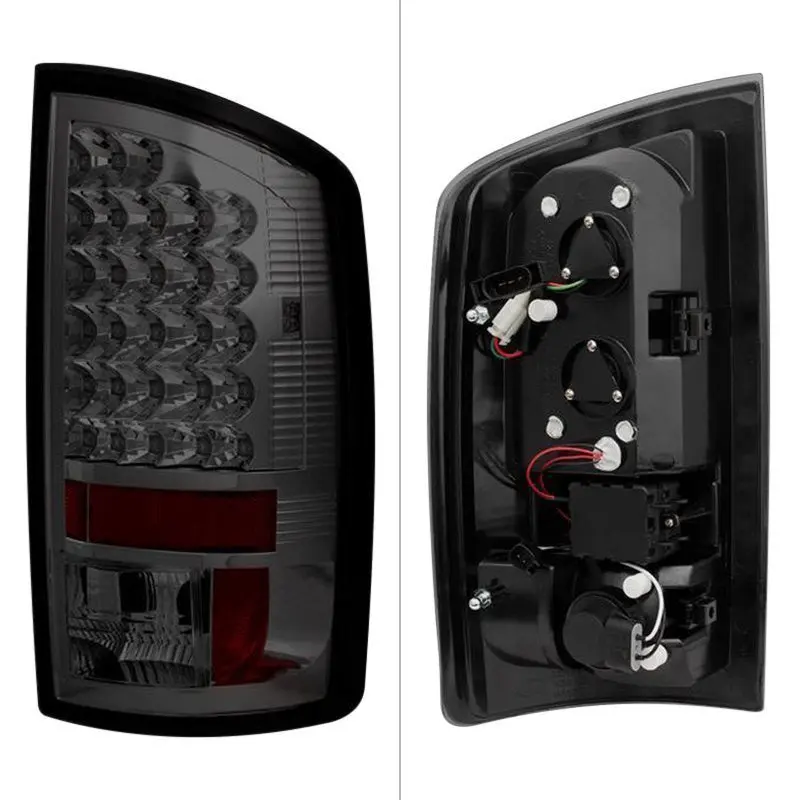 Spyder 07-08 Dodge Ram 1500 2500 3500 Led Tail Lights Smoked 2