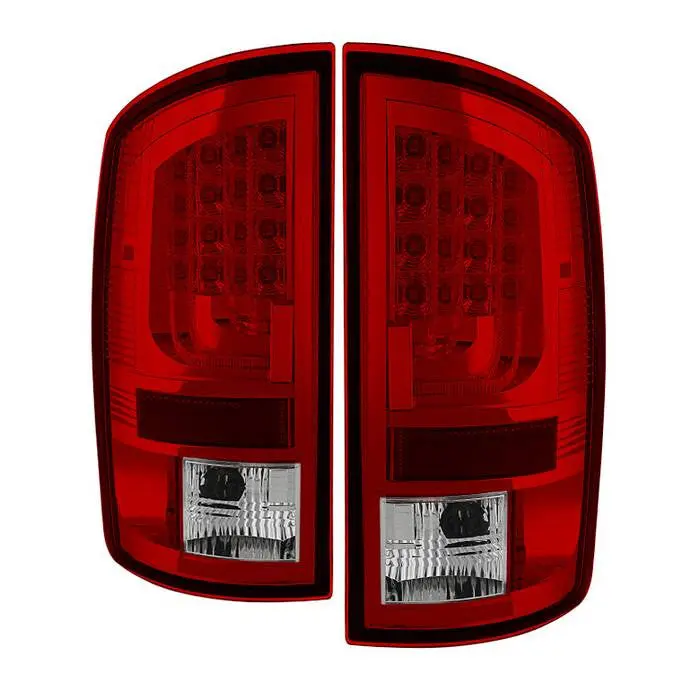 Spyder 07-08 Dodge Ram 1500 2500 3500 Led Tail Lights V2 Red 1