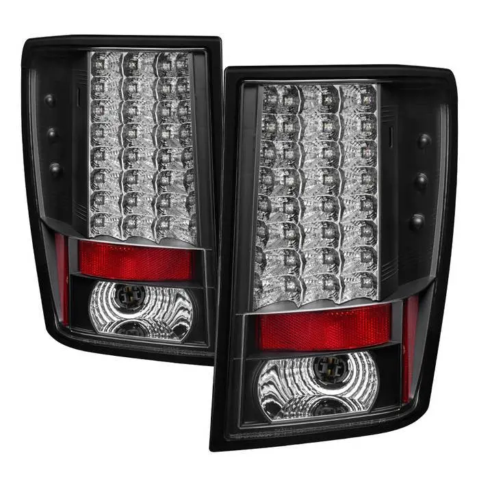 Spyder 07-10 Jeep Grand Cherokee Led Tail Lights Black 1