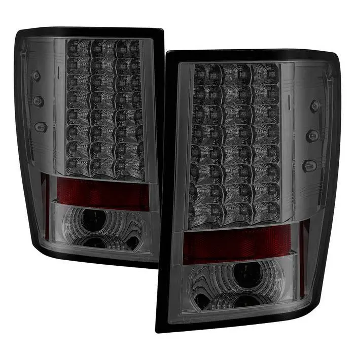 Spyder 07-10 Jeep Grand Cherokee Led Tail Lights Smoked 1