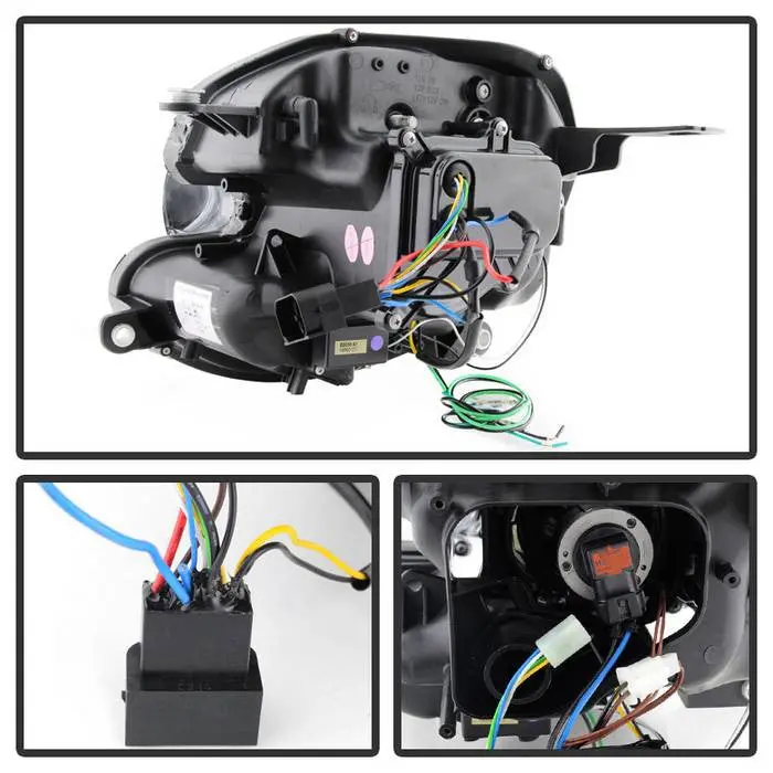 Spyder 07-12 Mini Cooper Projector Headlights Black 2
