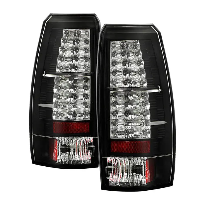 Spyder 07-13 Chevy Avalanche Led Tail Lights Black 1