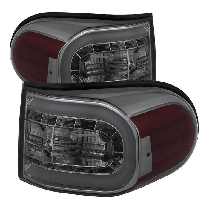 Spyder 07-13 Toyota Fj Cruiser Tail Lights Led Bar Smoked 1