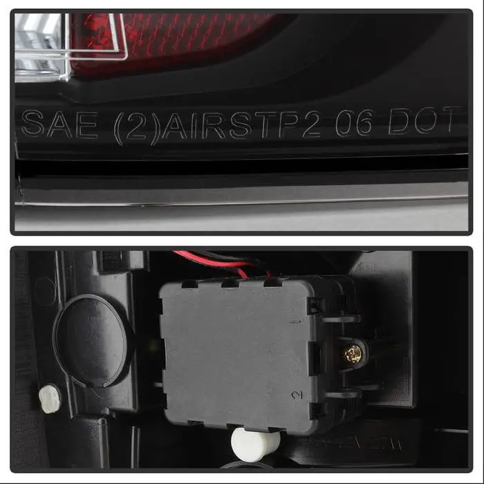 Spyder 07-14 Chevy Suburban Tahoe Led Tail Lights Black 2