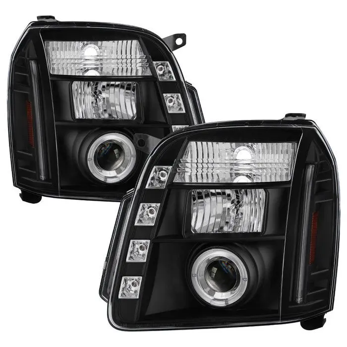 Spyder 07-14 Gmc Yukon Denali Projector Headlights Black 1