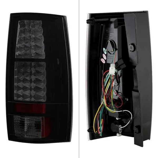Spyder 07-14 Gmc Yukon Denali Tail Lights Led Bar Black Smoked 2