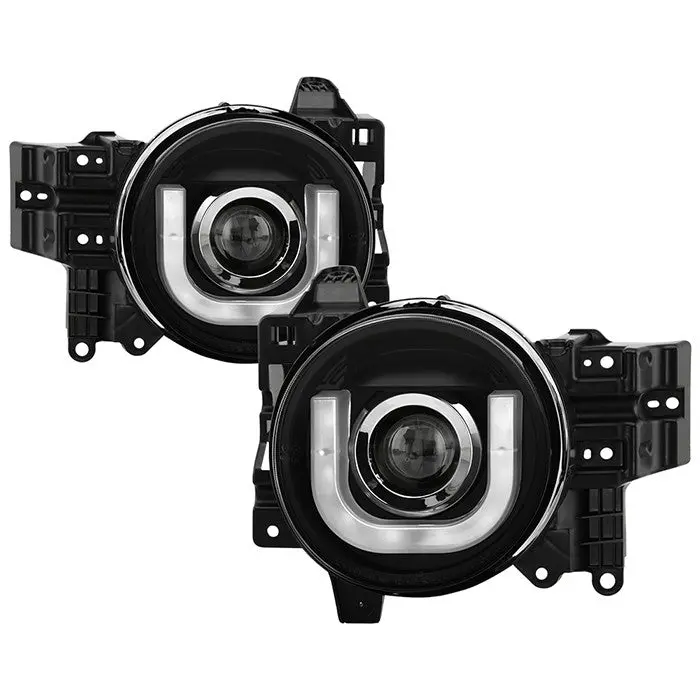 Spyder 07–14 Toyota Fj Cruiser Projector Headlights 3D Drl Led Black 1