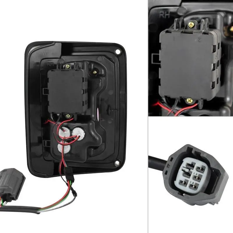 Spyder 07-18 Jeep Wrangler Jk Jku Led Tail Lights Smoked 2