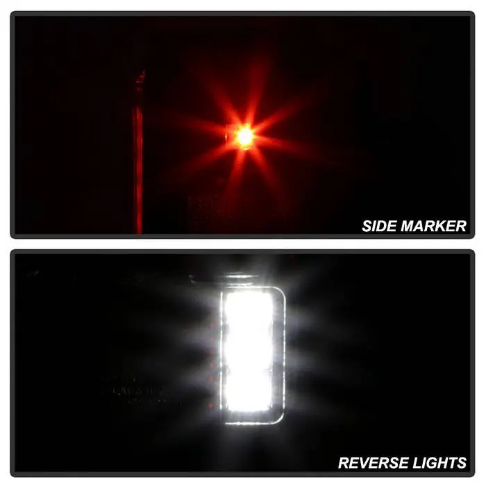 Spyder 07-18 Jeep Wrangler Tail Lights Sequential Led Bar V2 Black 2