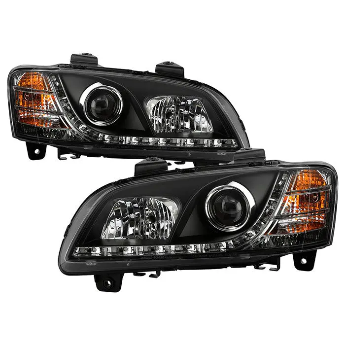 Spyder 08-09 Pontiac G8 Projector Headlights Drl Black 1