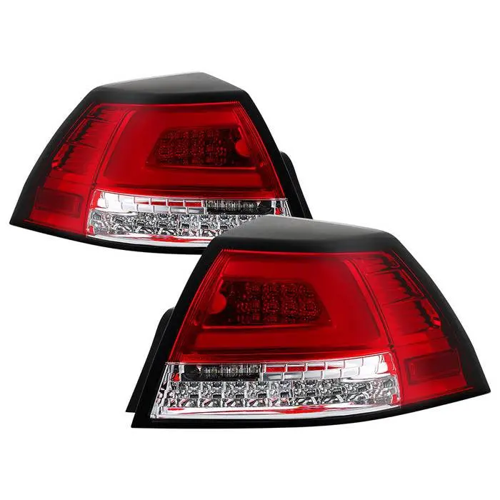 Spyder 08-09 Pontiac G8 V2 Tail Lights Led Bar Red 1