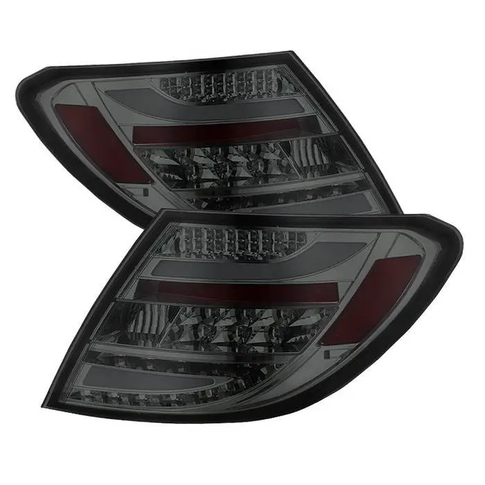 Spyder 08-11 Mercedes C-Class W204 Led Tail Lights Smoked Incandescent 1