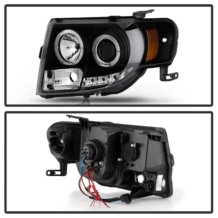 Spyder 08-12 Ford Escape Projector Headlights Black 2