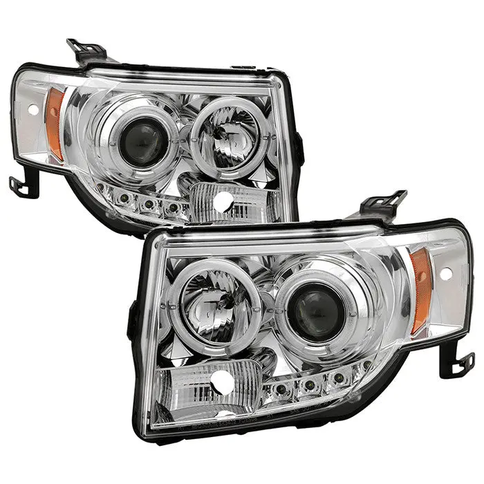 Spyder 08-12 Ford Escape Projector Headlights Chrome 1
