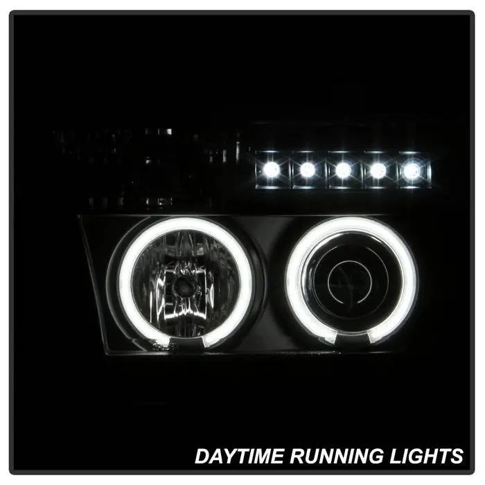 Spyder 08–13 Toyota Tundra Sequoia Projector Headlights Ccfl Black 2