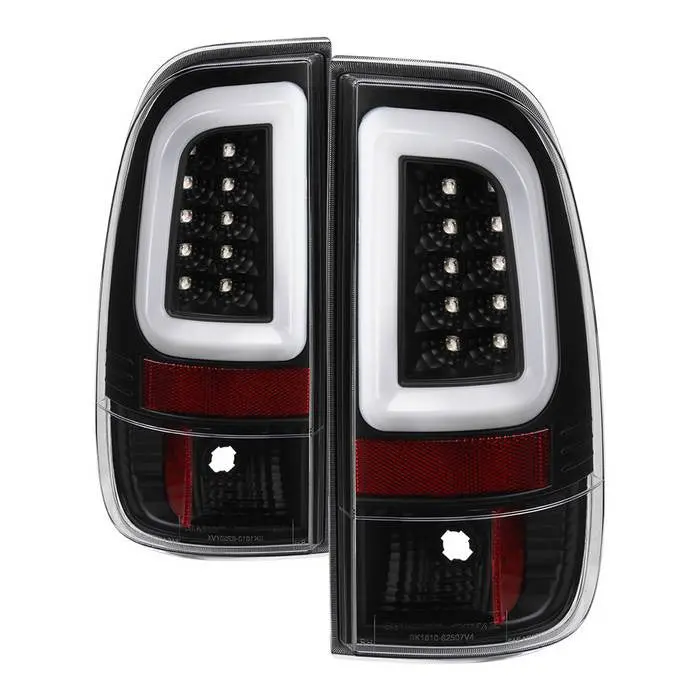 Spyder 08-16 Ford Super Duty F250 F350 F450 Tail Lights Led Bar Black 1