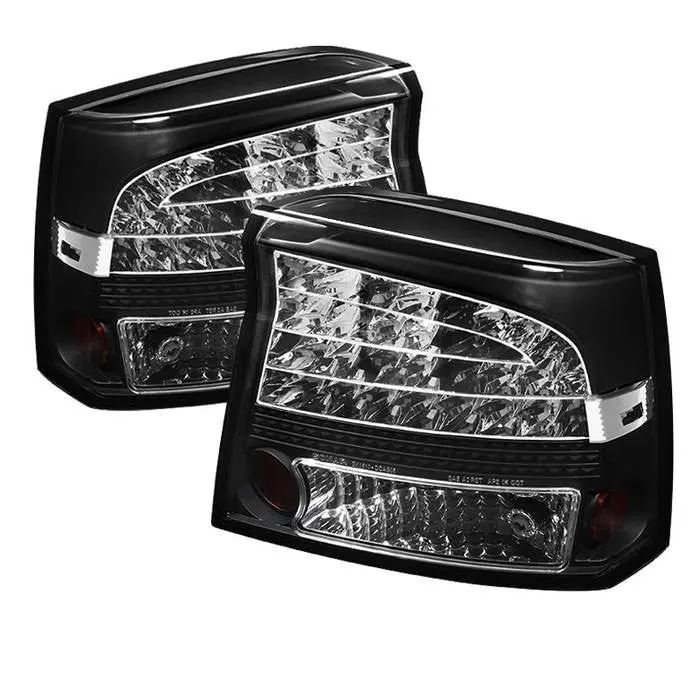 Spyder 09-10 Dodge Charger Led Tail Lights Black 1
