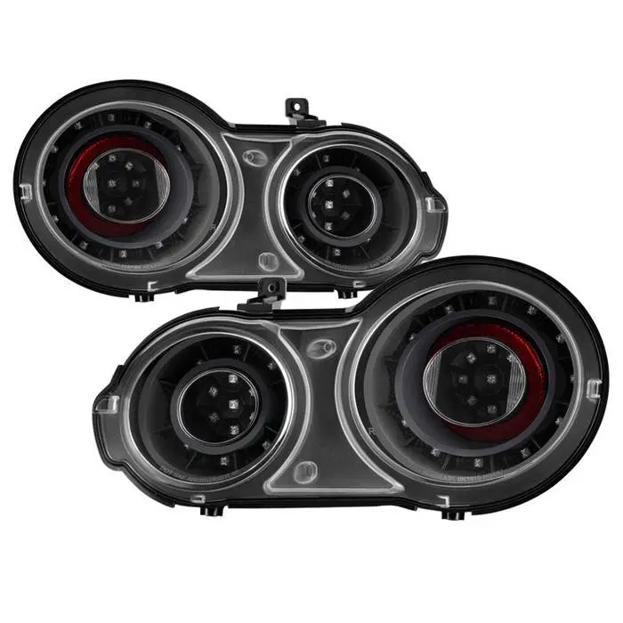Spyder 09-15 Nissan Gt-R Led Tail Lights Black 1