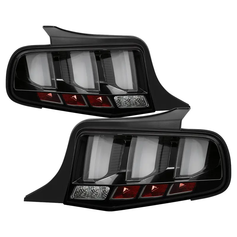 Spyder 10-12 Ford Mustang Led Bar Tail Lights Sequential Signals Black 1