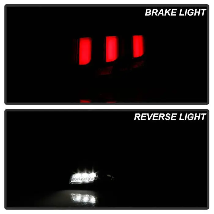 Spyder 10-12 Ford Mustang Led Bar Tail Lights Sequential Signals Black 2