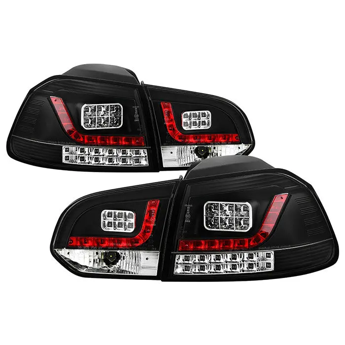 Spyder 10-13 Vw Golf Gti Led Tail Lights Black 1