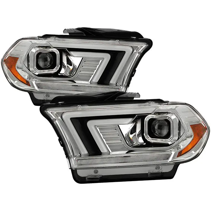 Spyder 11-13 Dodge Durango Projector Headlights Sequential Led Chrome 1