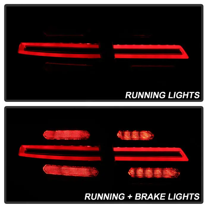 Spyder 11-14 Porsche Cayenne 958 Tail Lights Sequential Led Black 2