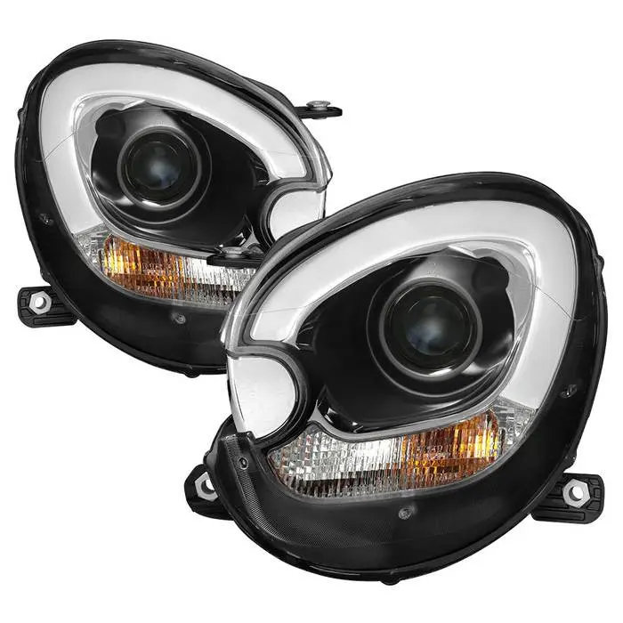Spyder 11-16 Mini Countryman Projector Headlights Black Housing 1