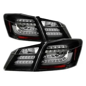 Spyder 13-15 Honda Accord 4Dr Led Tail Lights Black 1