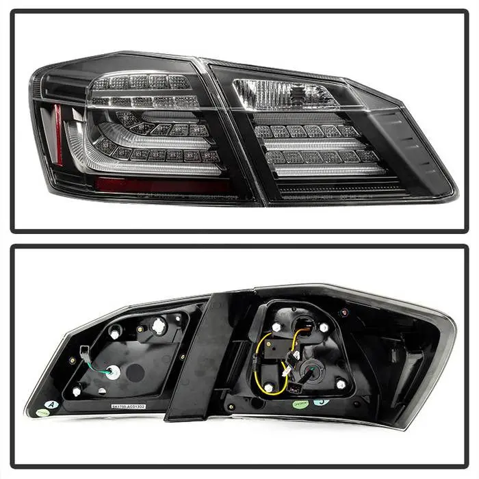 Spyder 13-15 Honda Accord 4Dr Led Tail Lights Black 2