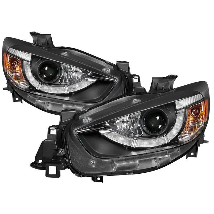Spyder 13-16 Mazda Cx-5 Projector Headlights Black 1