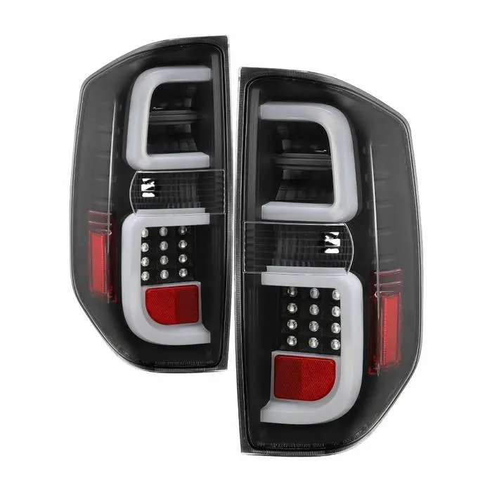 Spyder 14-19 Toyota Tundra Tail Lights Led Bar V2 Black 1