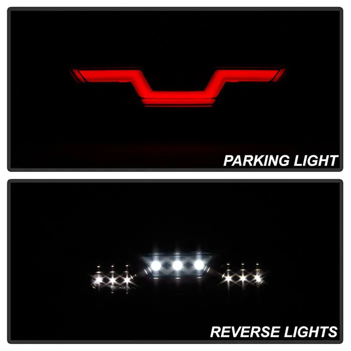 Spyder 15-16 Ford Mustang Led Bar Reverse Lights Smoked Red 2
