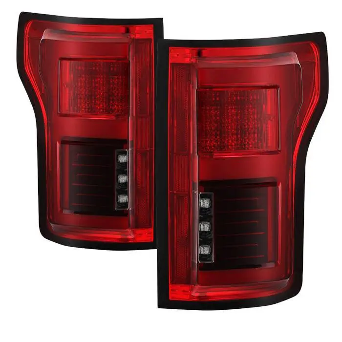 Spyder 15-18 Ford F-150 Tail Lights Led Bar Red Blind Spot Only 1