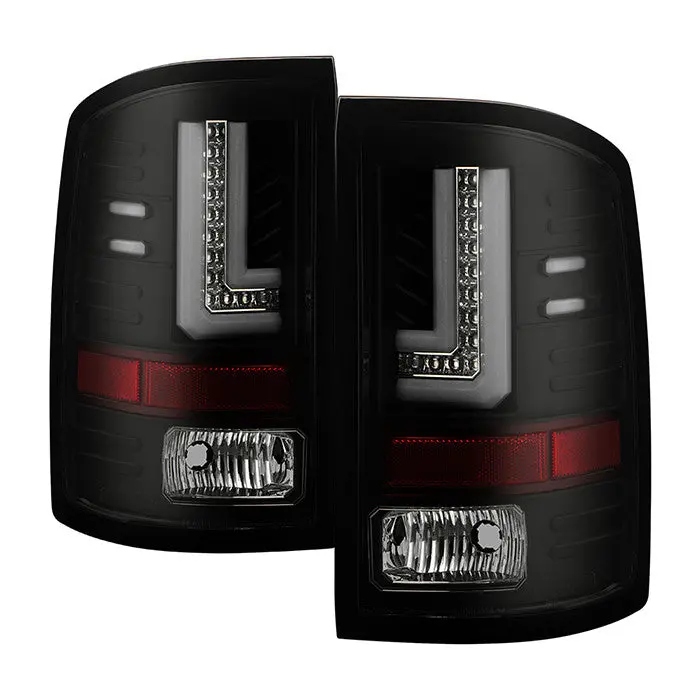 Spyder 15-18 Gmc Sierra 1500 2500Hd 3500Hd Tail Lights Black Smoked 1