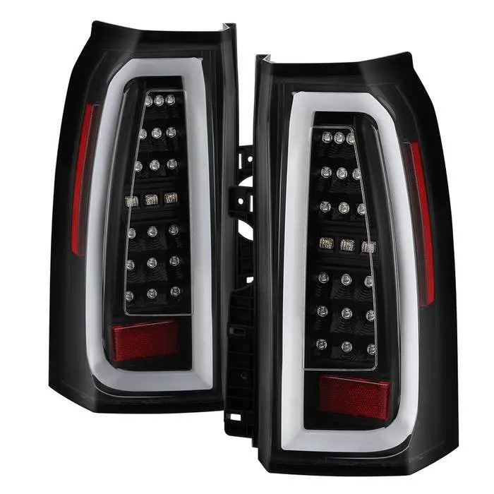 Spyder 15-19 Chevy Tahoe Suburban Tail Lights Led Bar Black 1