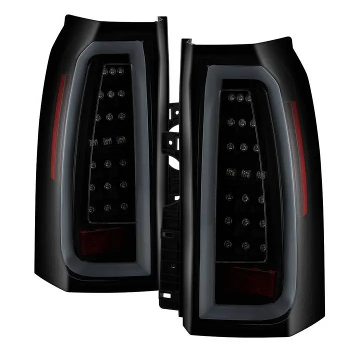 Spyder 15-19 Chevy Tahoe Suburban Tail Lights Led Bar Smoked 1