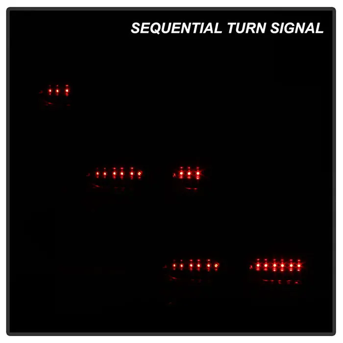 Spyder 16-18 Chevy Camaro Tail Lights Sequential Led Black Halogen 2